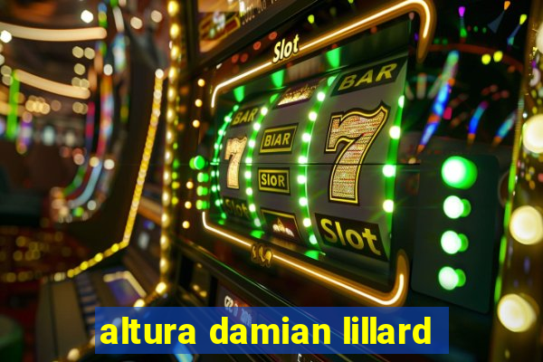 altura damian lillard